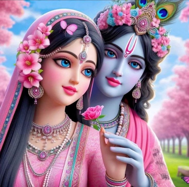 romantic love radha krishna images